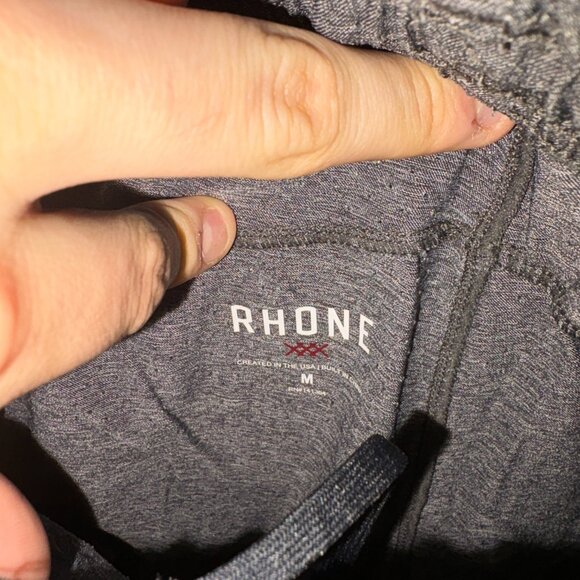 Rhone Men's Charcoal Grey Athletic Shorts - Picture 2 of 3